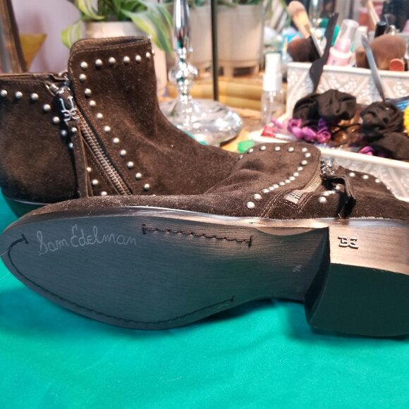 Sam Edelson suede booties - Picture 1 of 2